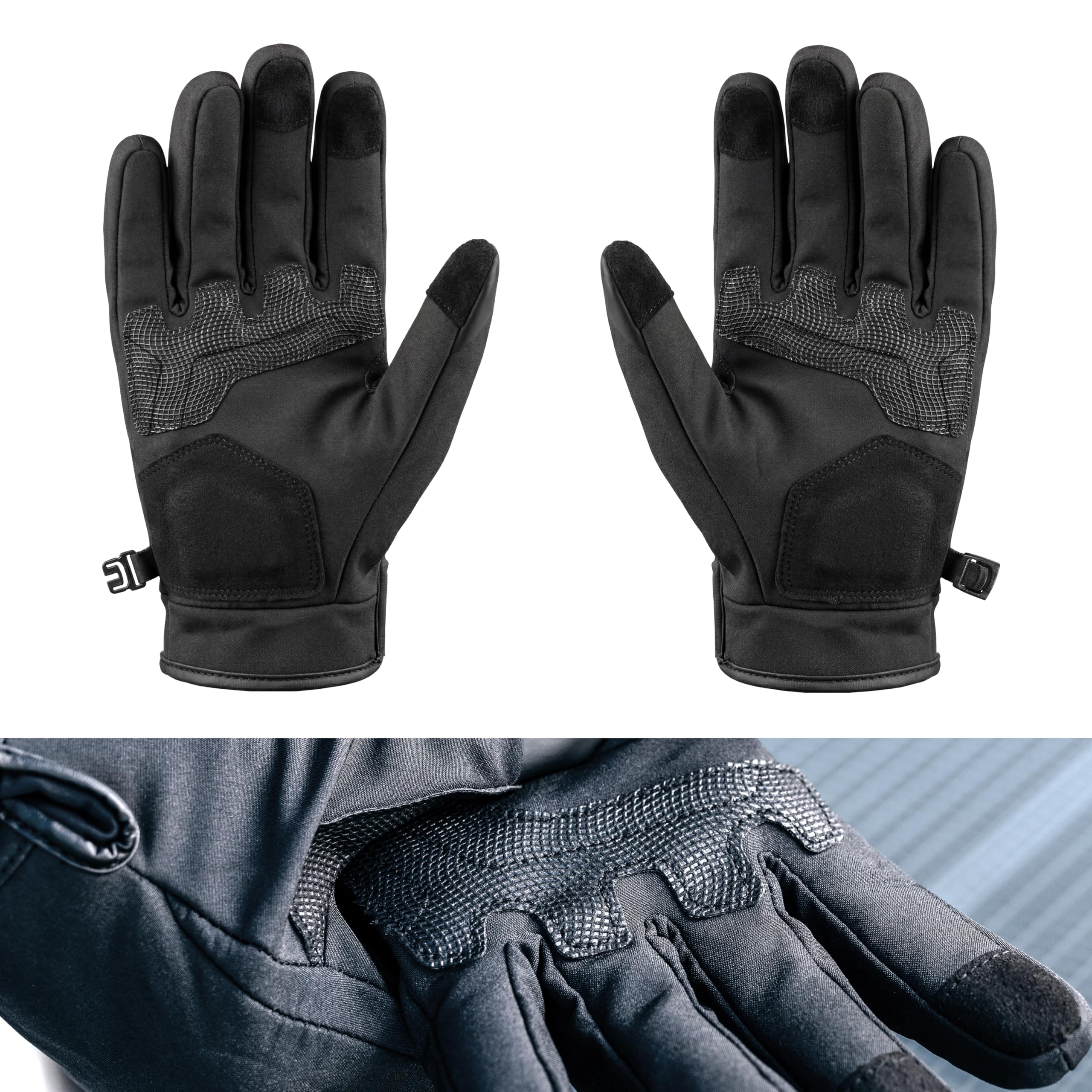 CASR Super Gloves Gant Moto Homologué Noir Taille M