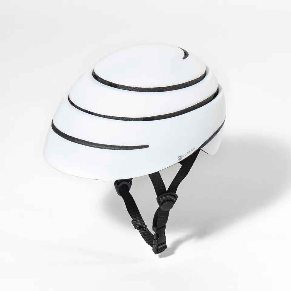 Closca Helmet Loop All White casque vélo Medium blanc pliable