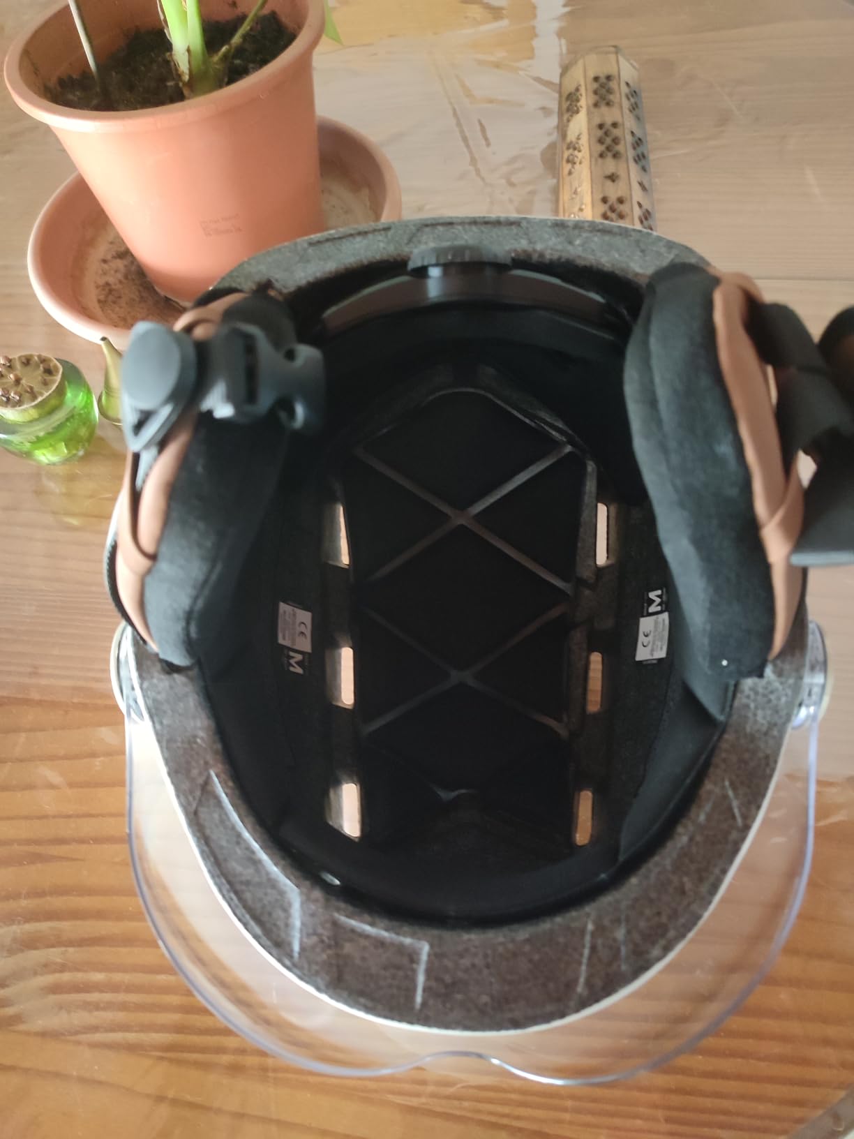 CASR Style Casque Vélo Urbain Noir Visière M 55-58 cm