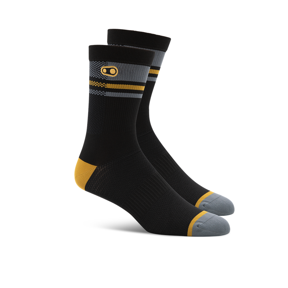 Crankbrothers Icon chaussette VTT noir/or