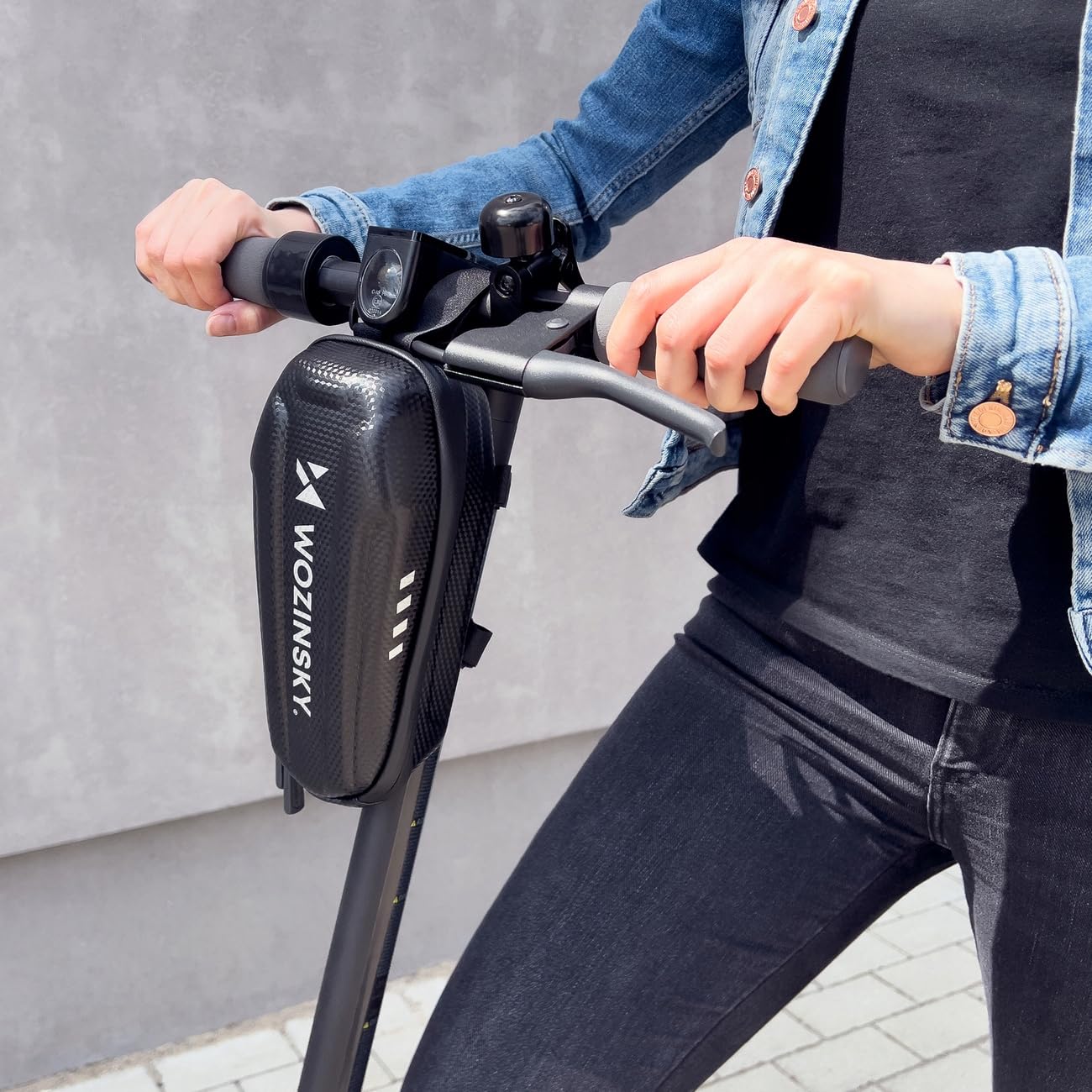 Wozinsky Sac Trottinette Électrique Guidon Étanche 2L Xiaomi