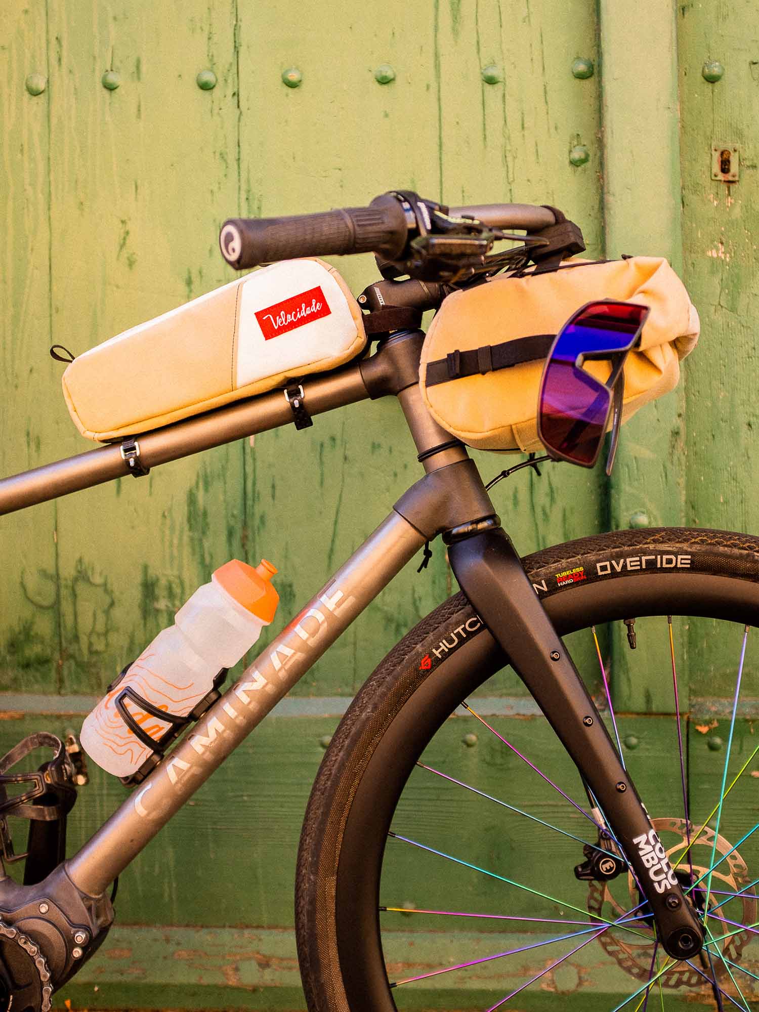 Atelier Velocidade Béluga X Caminade sacoche guidon 8L charbon