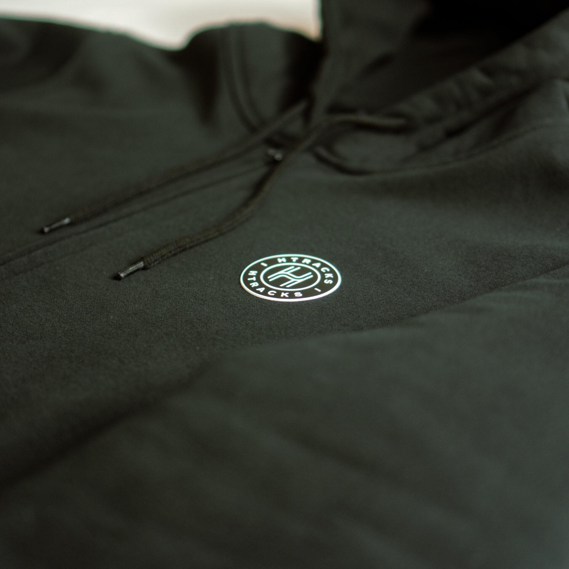 HTracks Hoodie Sweat Zippé Coton Logo Cœur