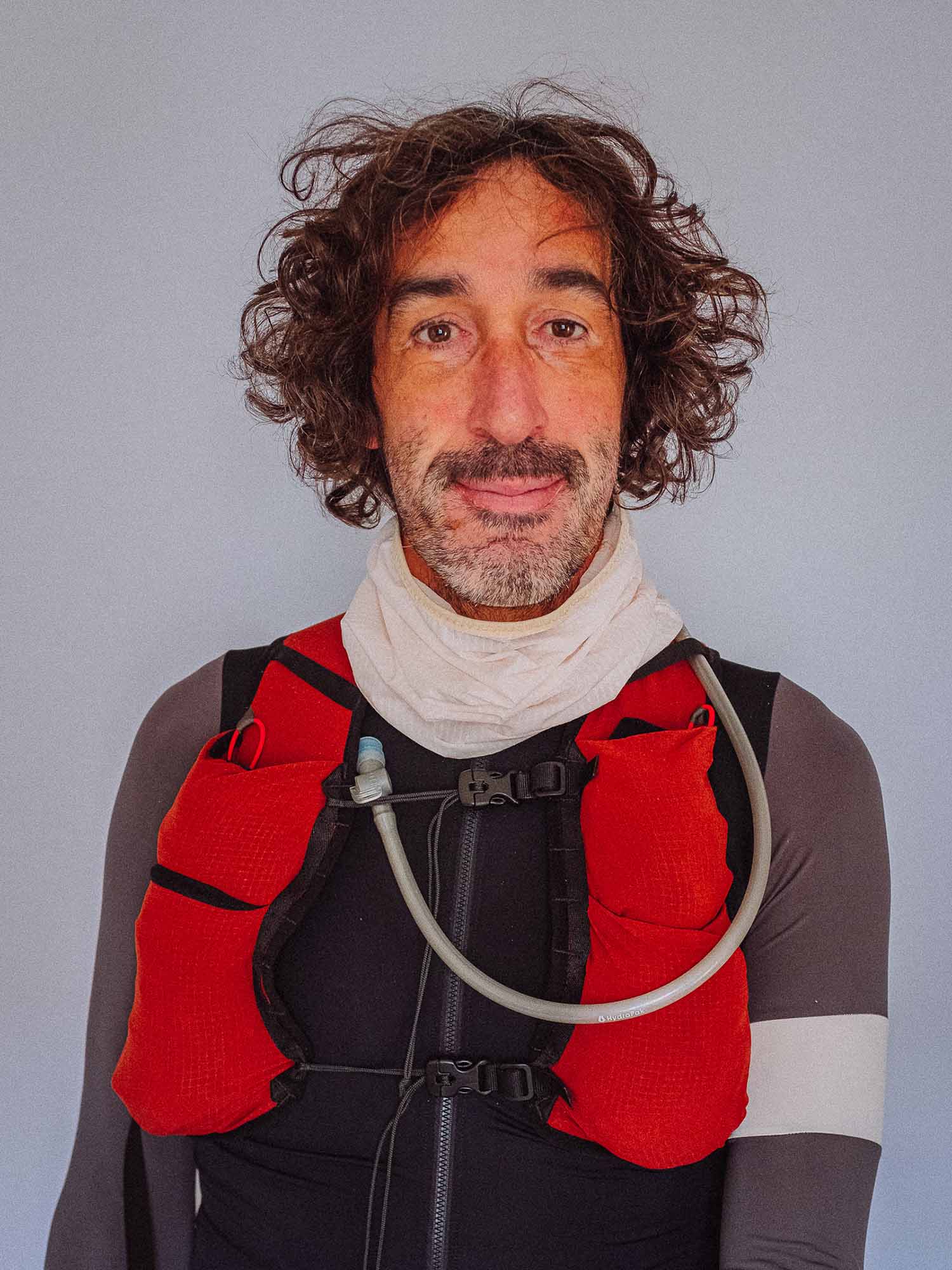 Atelier Velocidade Tour de cou ultraléger cache-cou Moutarde respirant