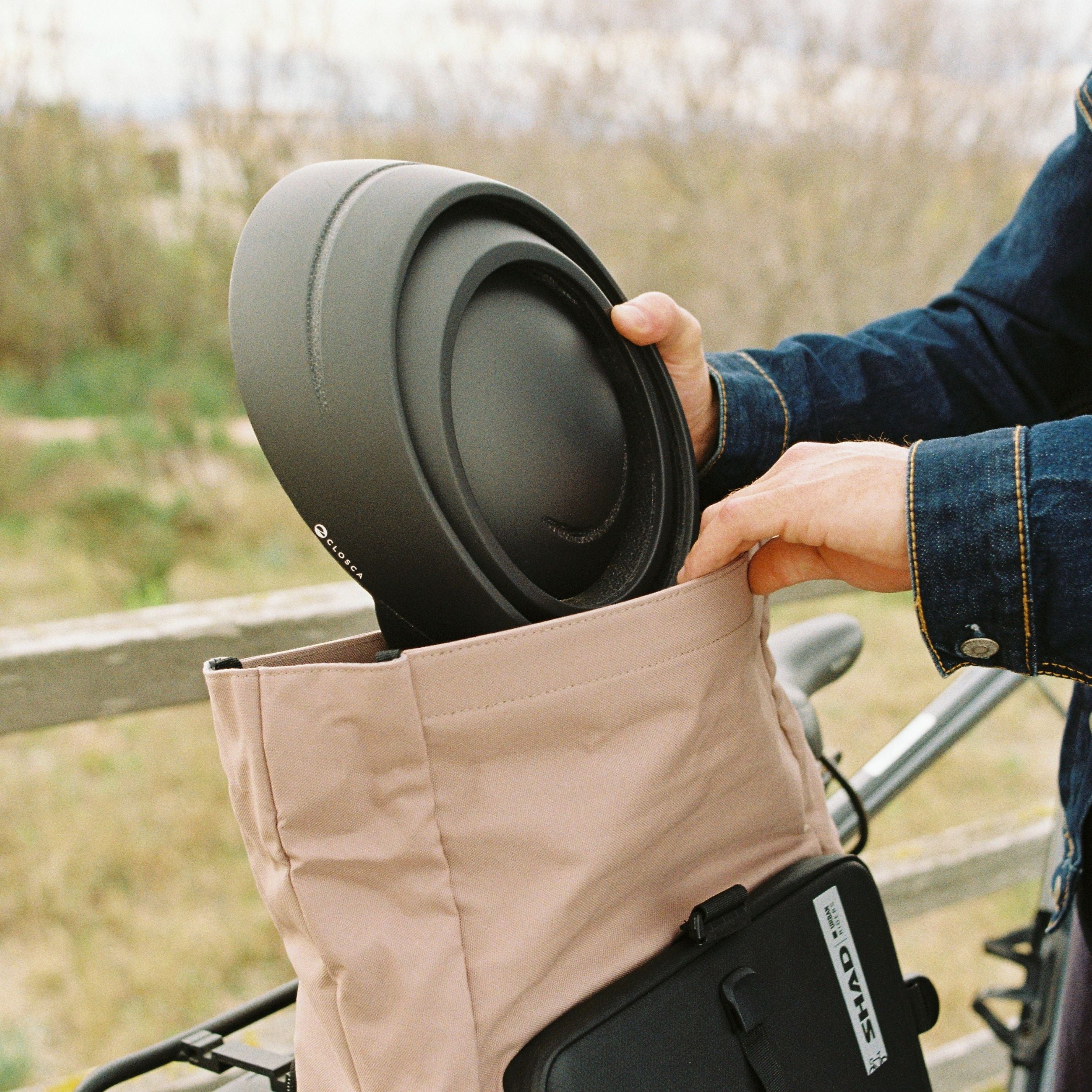 Closca Loop All Black casque vélo pliable taille M