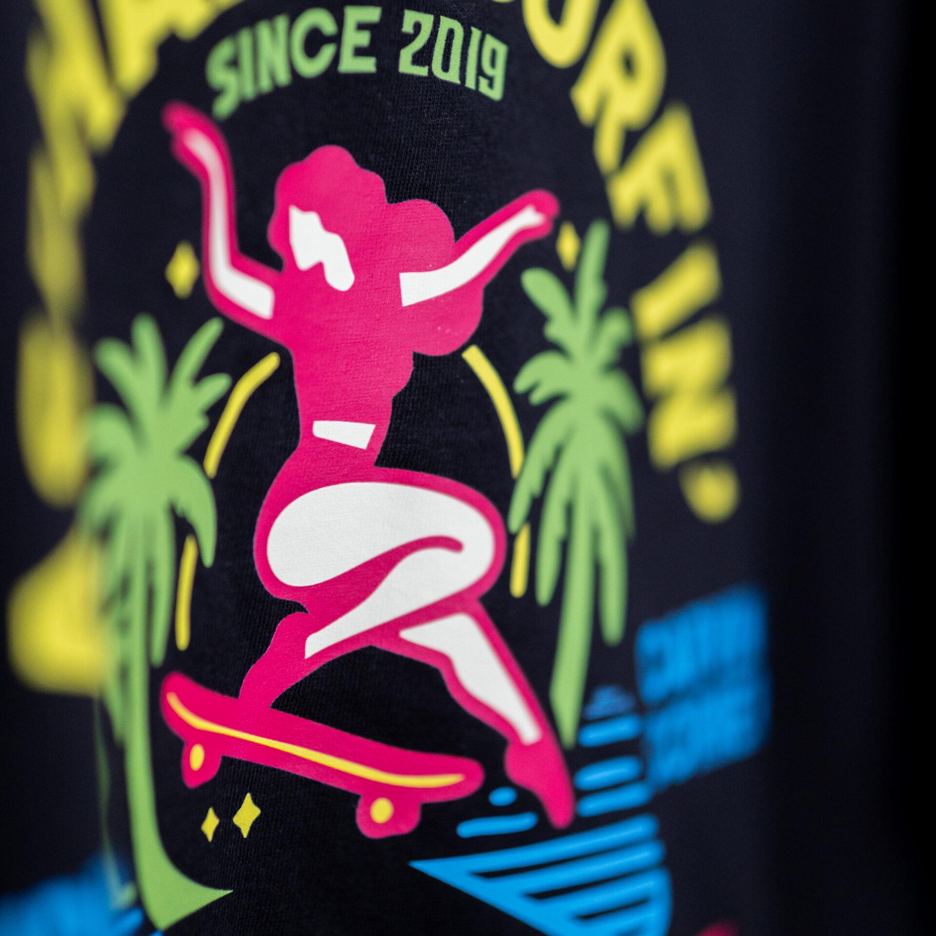 HTracks Asphalt Surfin’ T-Shirt Coton Col Rond