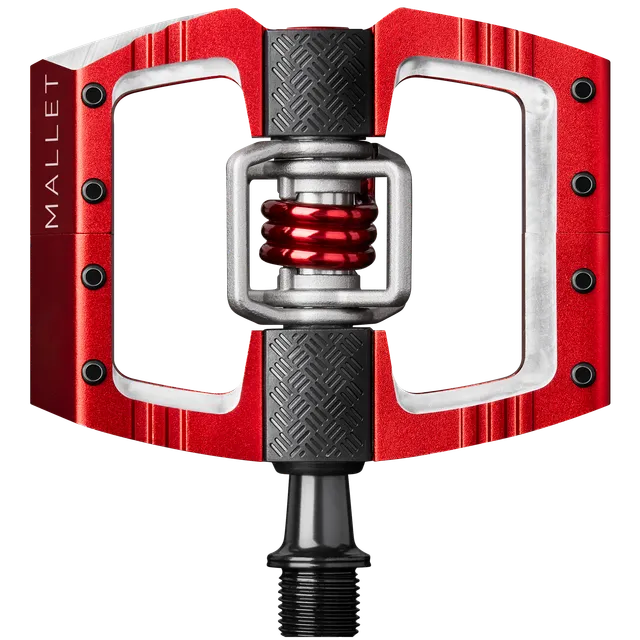 Crankbrothers Mallet DH pédales automatiques rouge DH