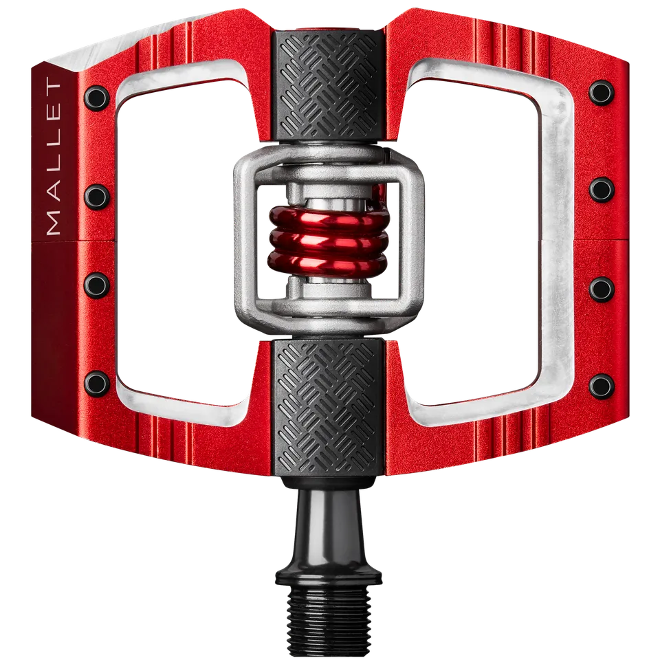 Crankbrothers Mallet DH pédales automatiques rouge DH
