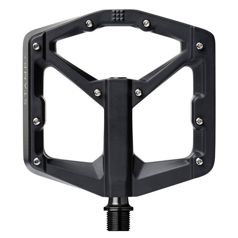 Crankbrothers Stamp 3 Large pédale plate magnésium gris