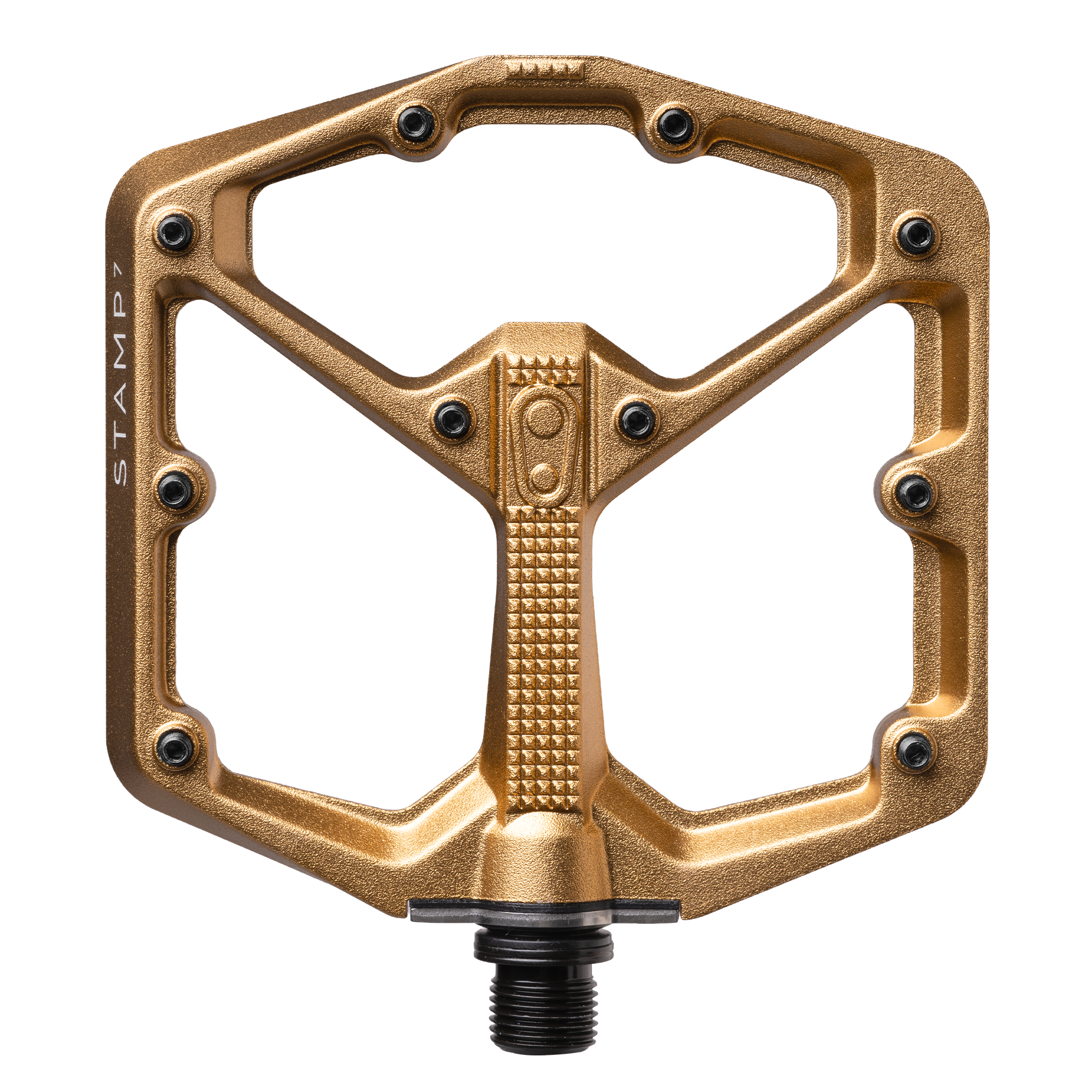 Crankbrothers Stamp 7 Large Pédales Plates Alu Bronze Édition Loïc Bruni