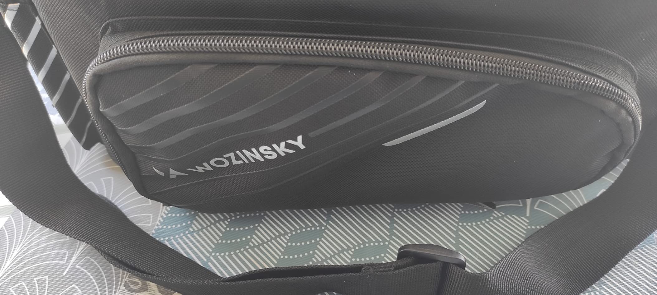 WOZINSKY WBB22BK Sacoche Porte-Bagages 9L Noir Étanche