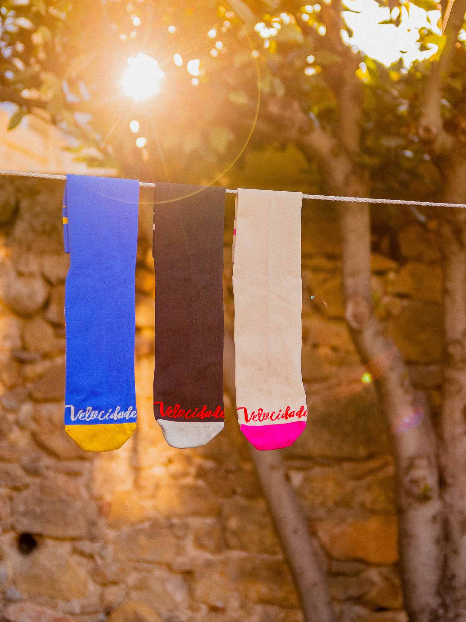 Atelier Velocidade Explore chaussettes vélo Noir 43-46 mi-mollet