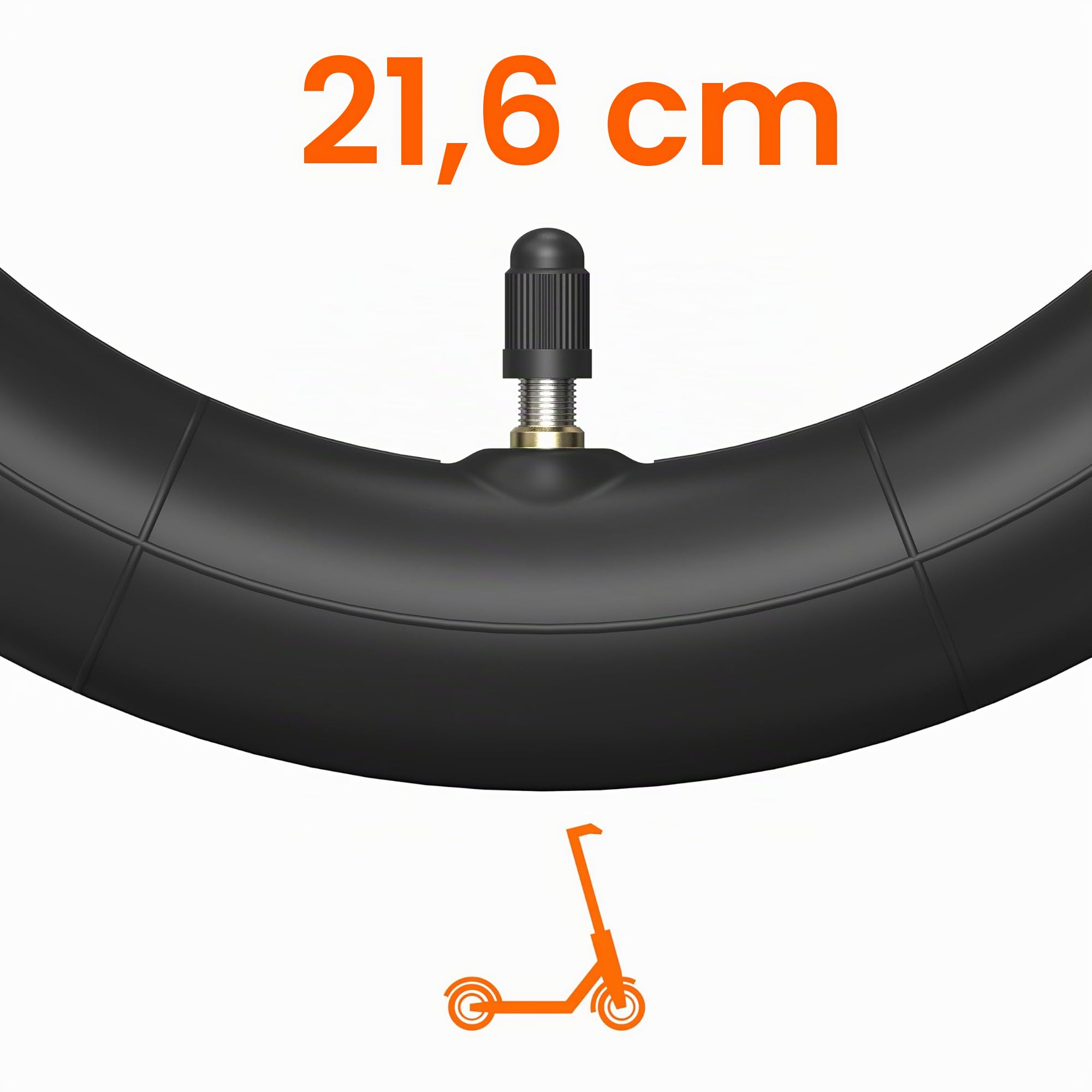 CASR Entretien Chambre à Air 8,5 Pouces Valve Schrader