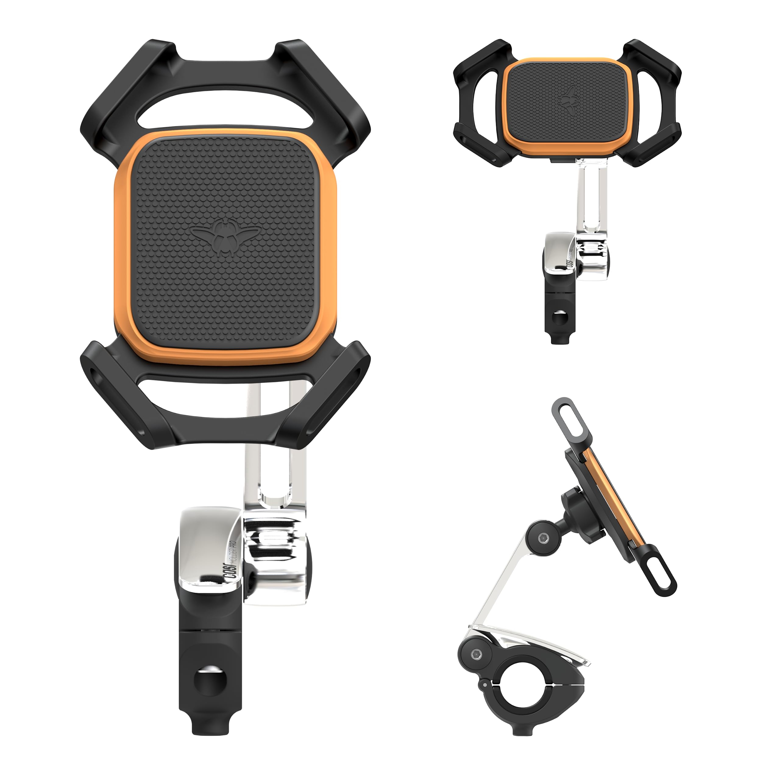 CASR Holder Pro Support Téléphone Guidon 360° Noir 7 Pouces