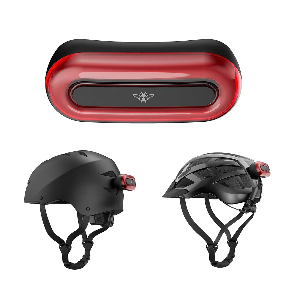 CASR Halo LED lumière casque vélo noir 14 LED USB-C