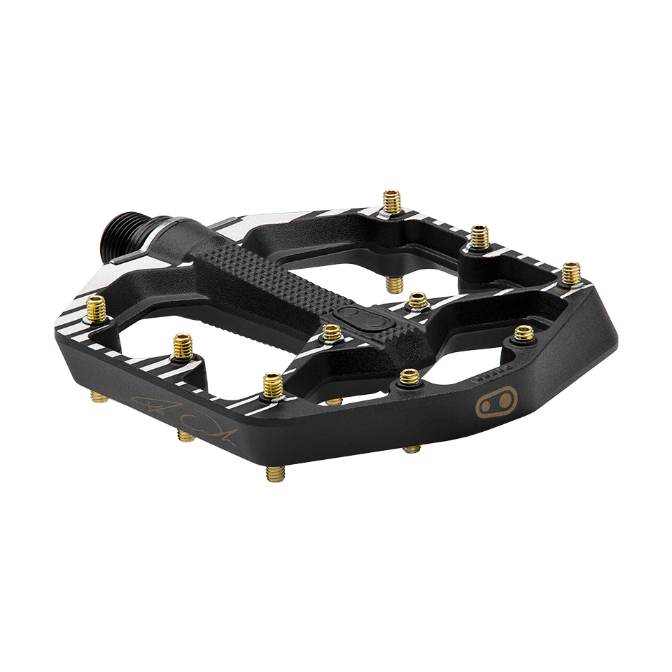 Crankbrothers Stamp 7 Small pédales plates Fabio noir alu