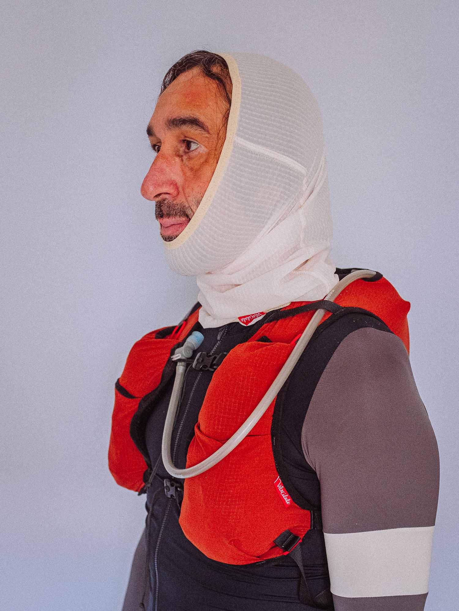 Atelier Velocidade Tour de cou ultraléger cache-cou Moutarde respirant