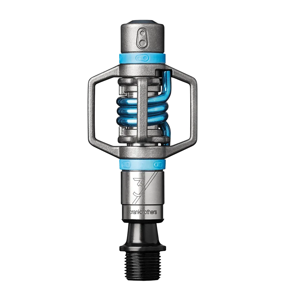 Crankbrothers Eggbeater 3 pédales automatiques Electric Blue boue