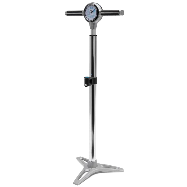 Crankbrothers Klic pompe à pied analogique silver 160 psi
