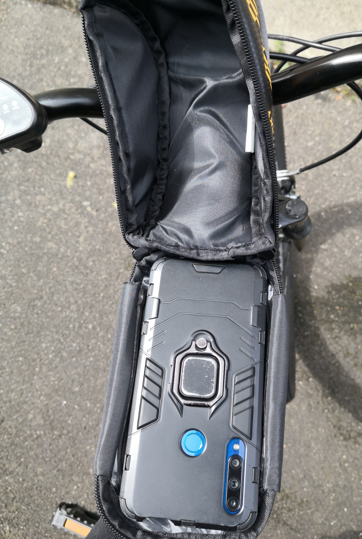 Wozinsky Sacs de guidon sacoche vélo 1 L étanche tactile