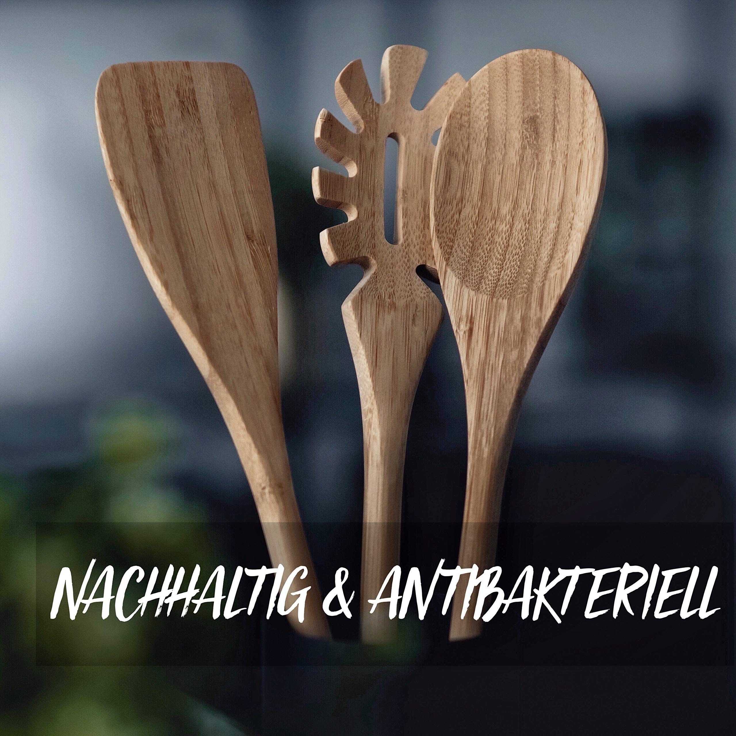 Basil Kit 4 ustensiles cuisine bambou naturel
