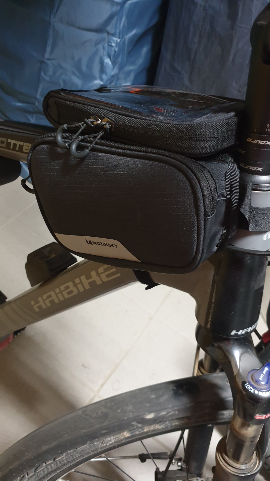 Wozinsky Sacoche Cadre Vélo Téléphone 6,5" 1,5 L