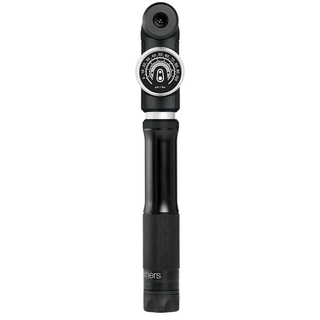 Crankbrothers Sterling pompe à pied Midnight manomètre