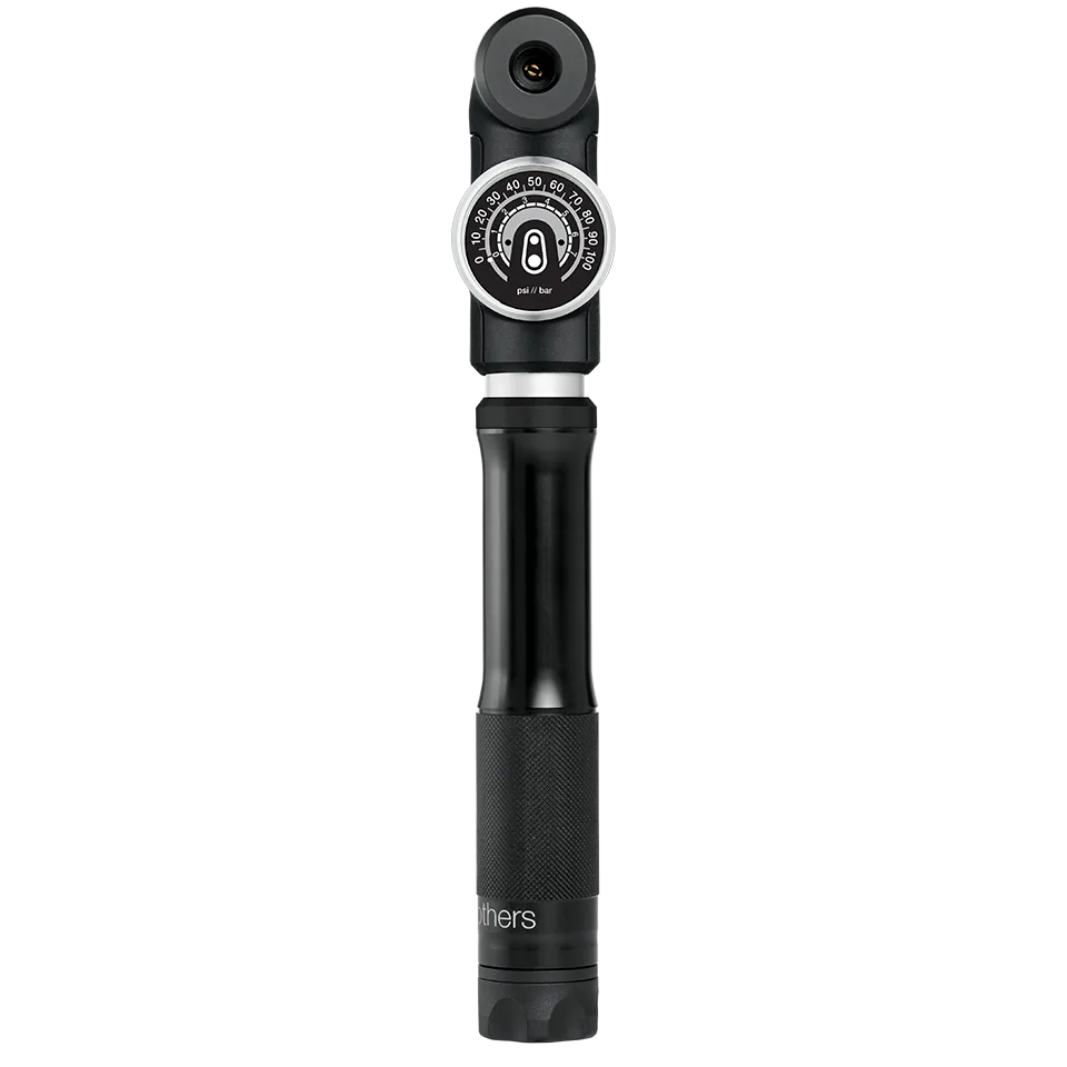 Crankbrothers Sterling pompe à pied Midnight manomètre