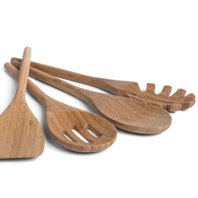 Basil Kit 4 ustensiles cuisine bambou naturel