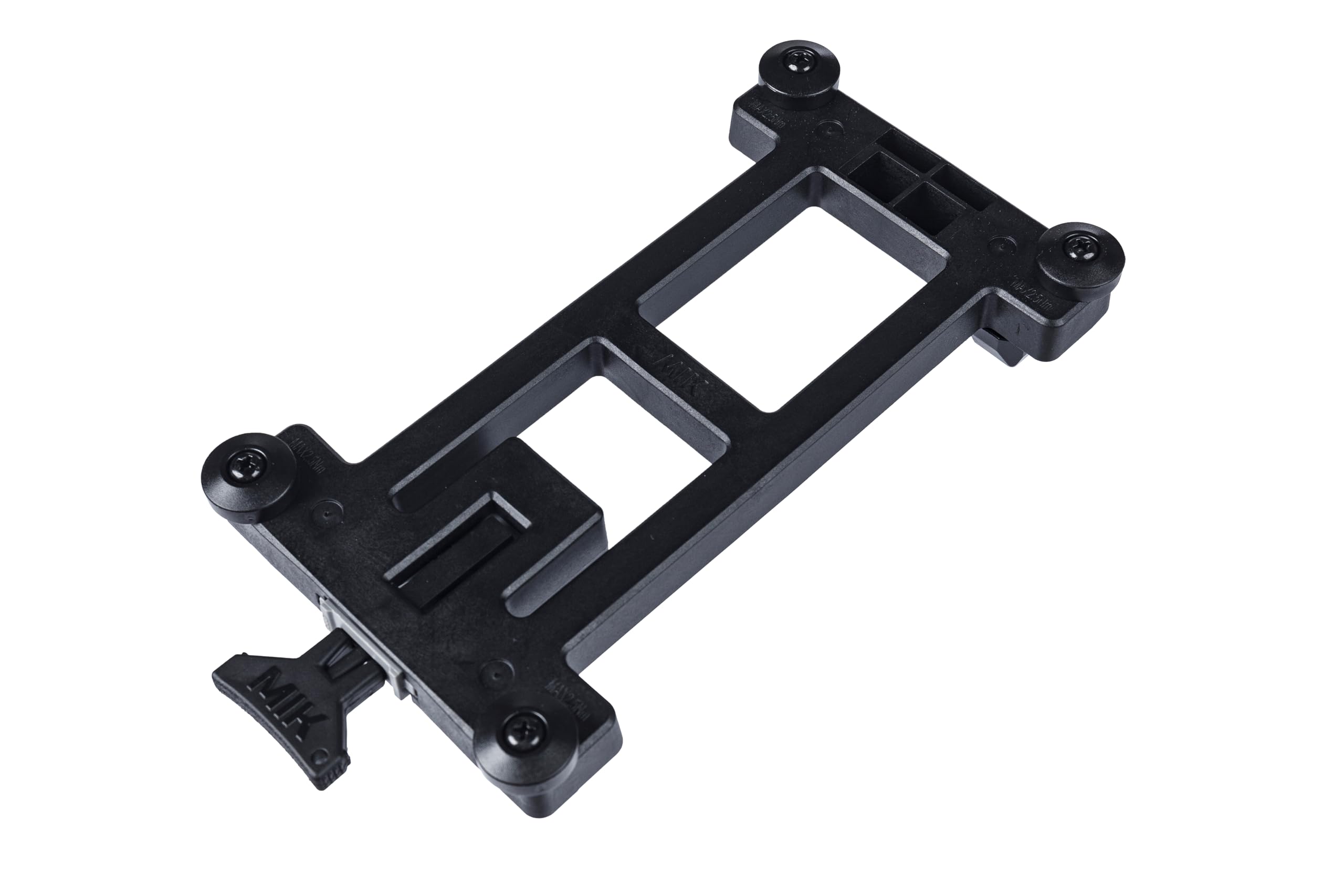 Basil MIK Plaque Adaptateur Noir 21x12x3 cm Porte-Bagages