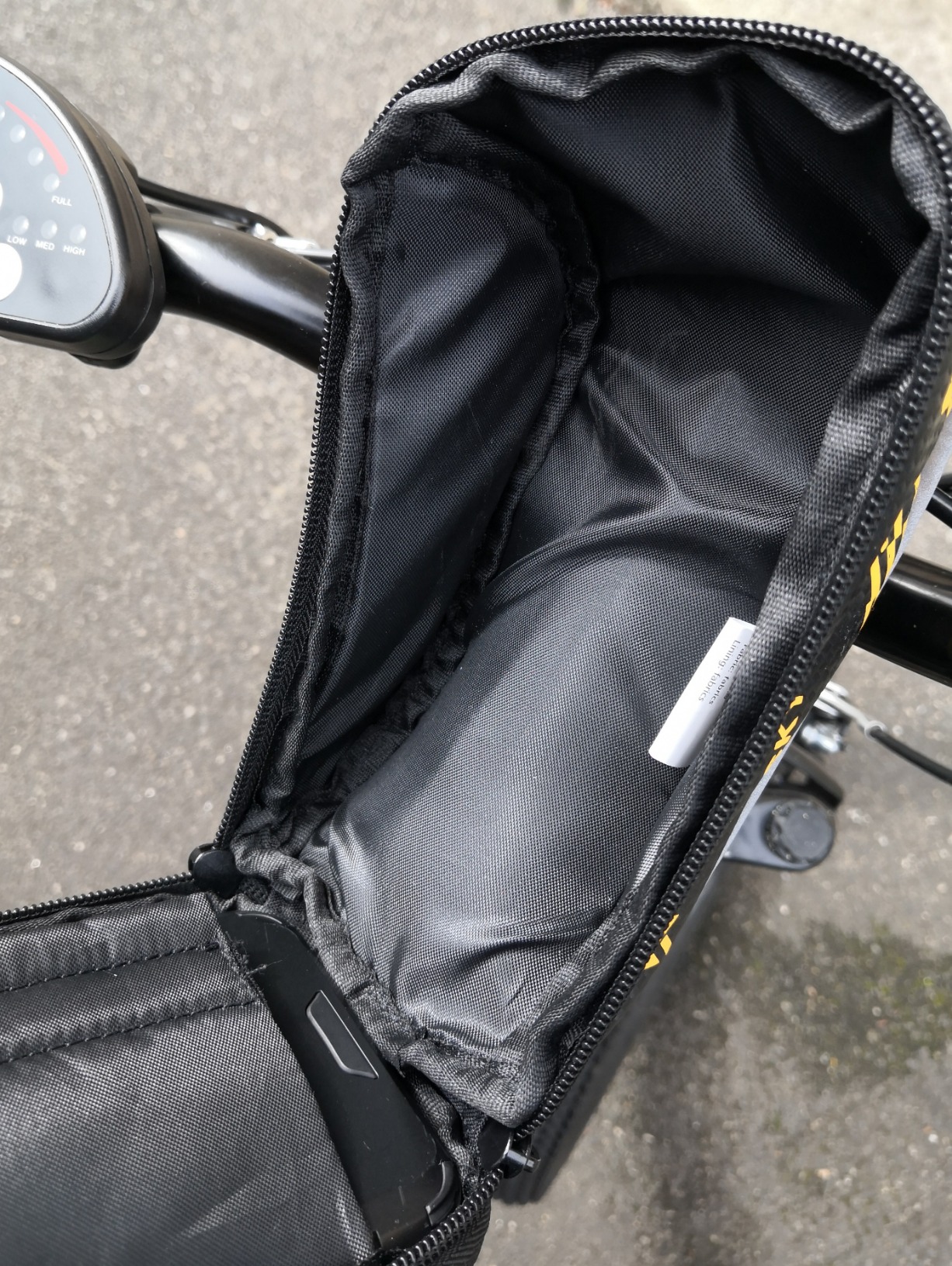 Wozinsky Sacs de guidon sacoche vélo 1 L étanche tactile