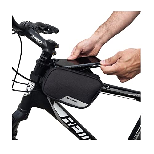 WOZINSKY Sacoches de cadre sacoche vélo noir téléphone