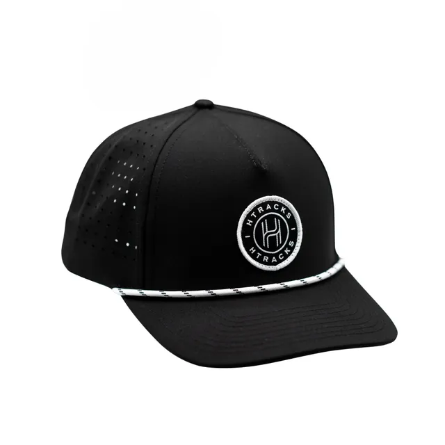 Htracks Cap casquette technique micro-perforée noire