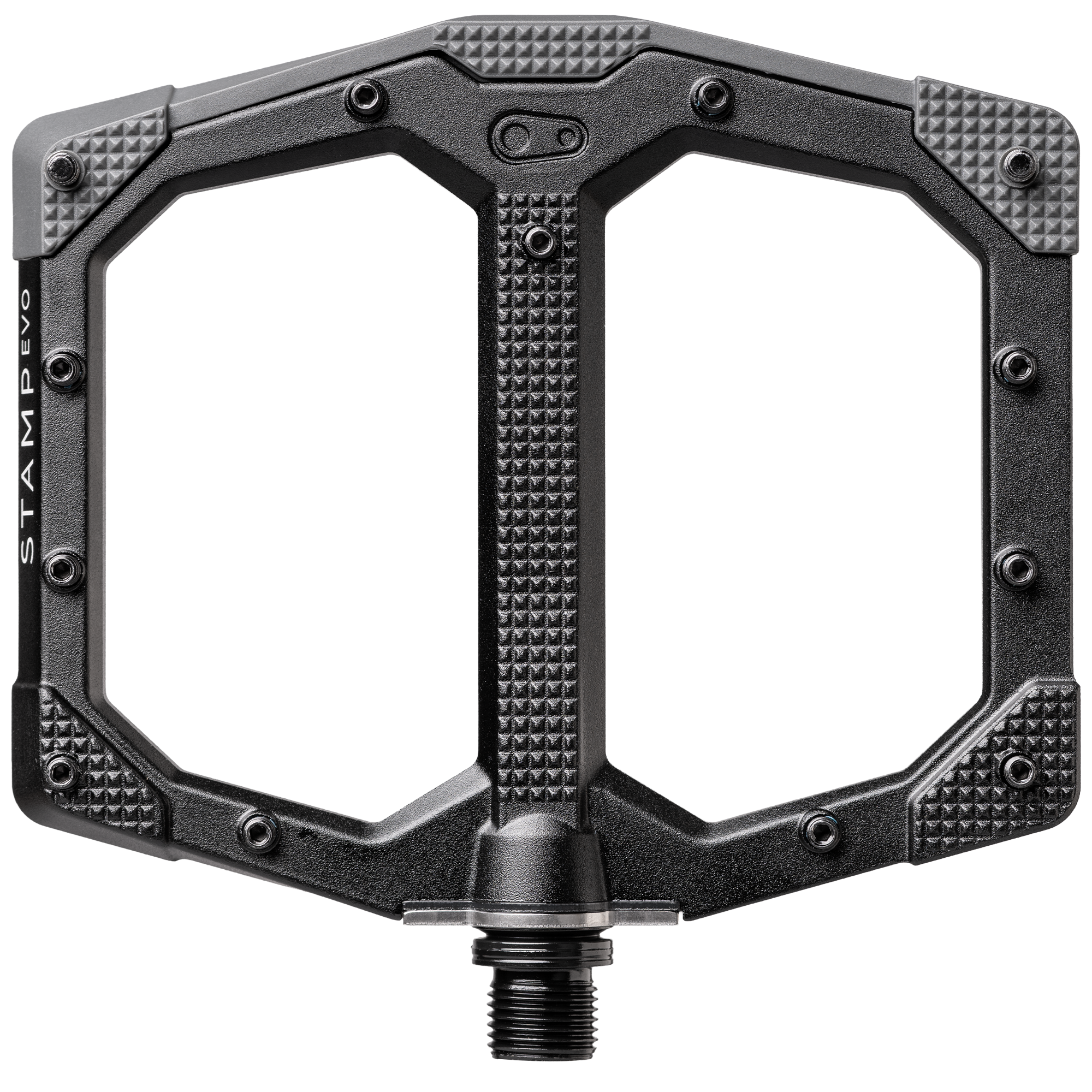 Crankbrothers Stamp EVO Large pédale plate noire alu