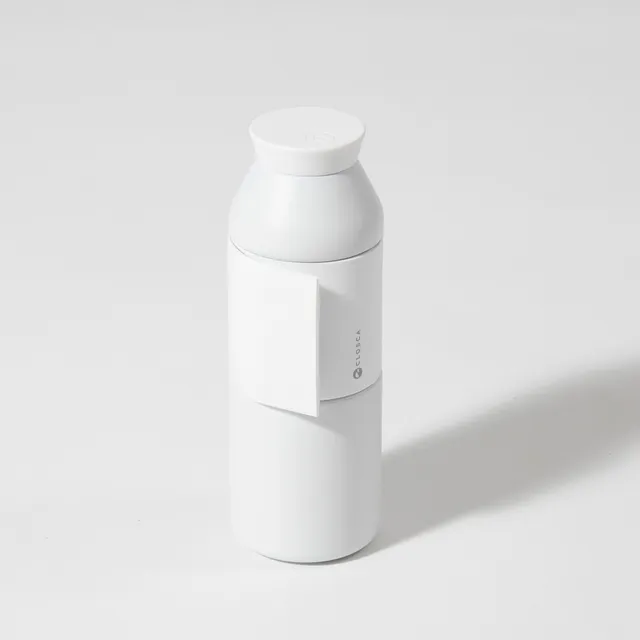Closca Travel Gourde Isotherme Blanche 450ml 24h froid