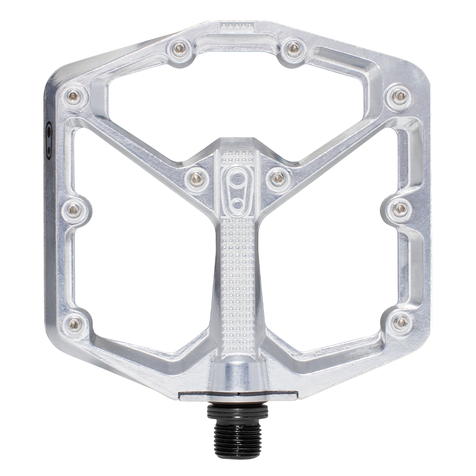 Crankbrothers Stamp 7 Large pédales plates Silver alu concave