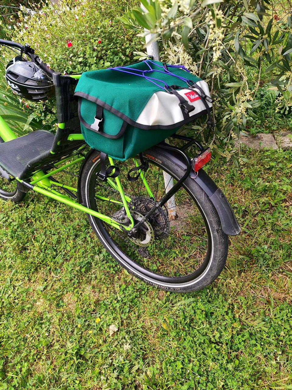 Atelier Velocidade Bivouac XXL sacoche guidon Charbon
