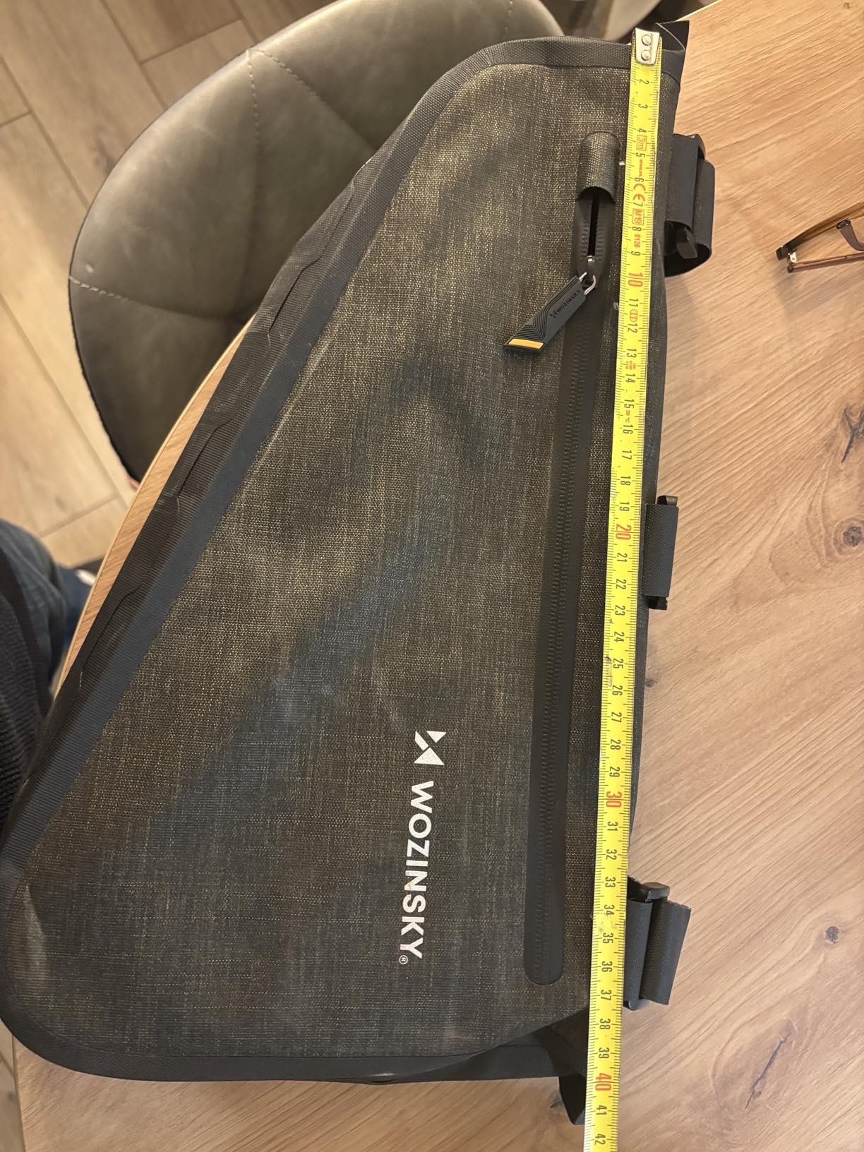 Wozinsky Sacoche Cadre sac triangulaire 8 L étanche smartphone