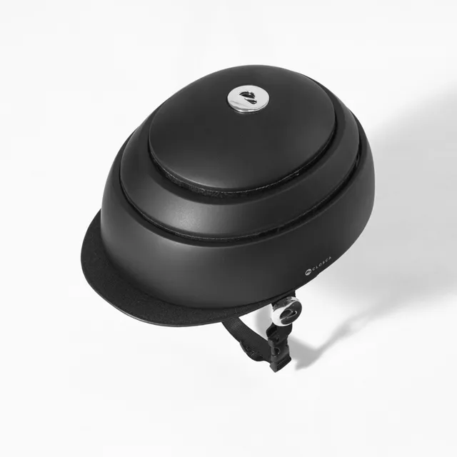 Closca Helmet Visor Casque Vélo Pliable Noir