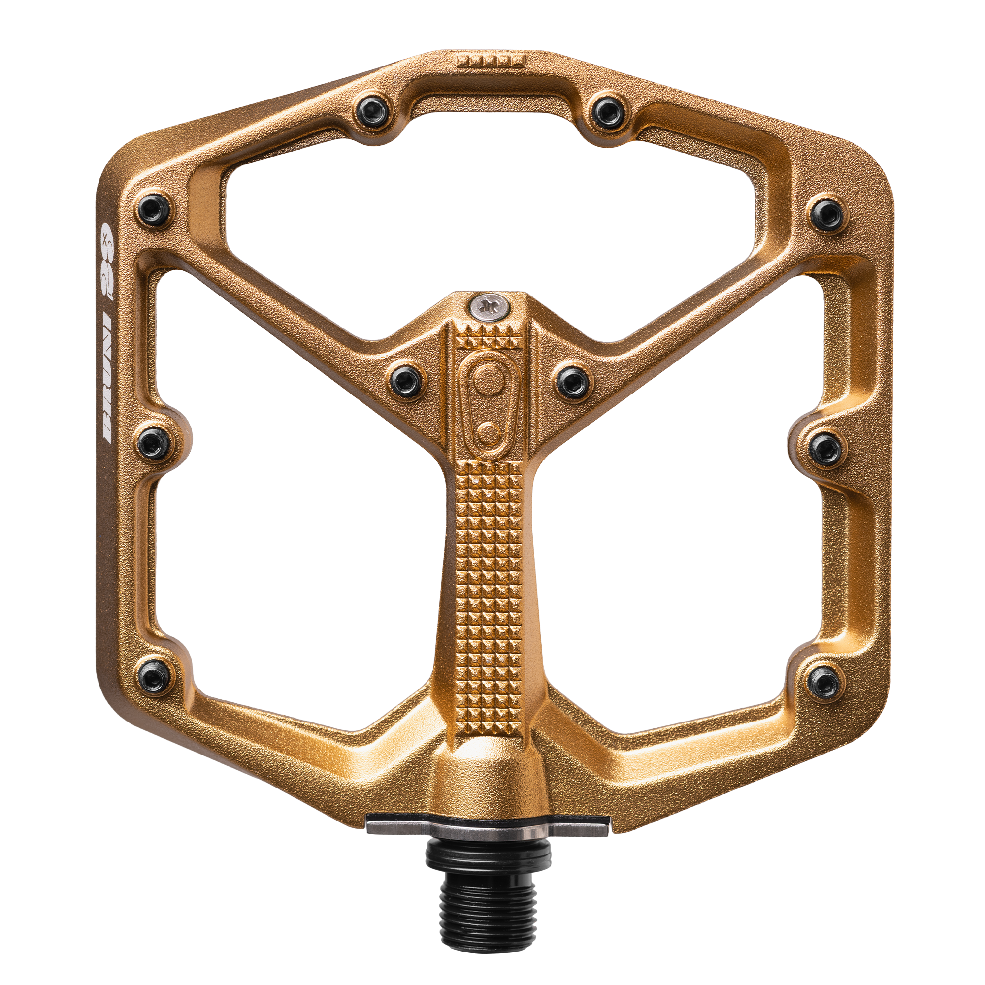 Crankbrothers Stamp 7 Large Pédales Plates Alu Bronze Édition Loïc Bruni