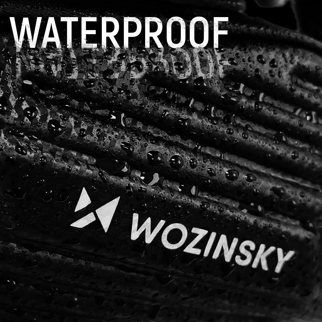 WOZINSKY Sacoches de selle sacoche 1,5 L noir EVA
