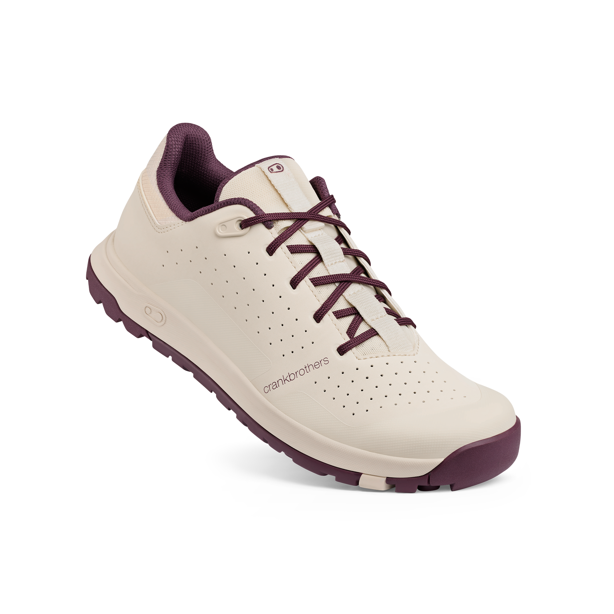 Crankbrothers Stamp Trail Lace chaussures VTT Swan/Purple plates