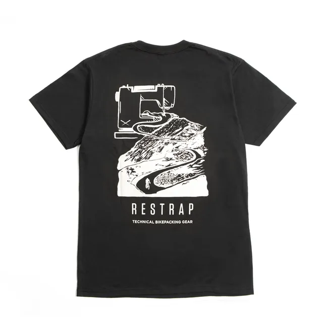 Restrap T-Shirt t-shirt vélo noir coton taille L