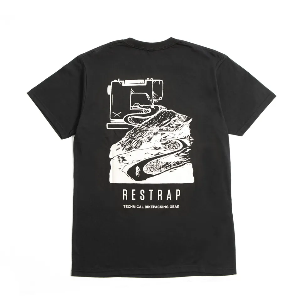 Restrap T-Shirt t-shirt vélo noir coton taille L
