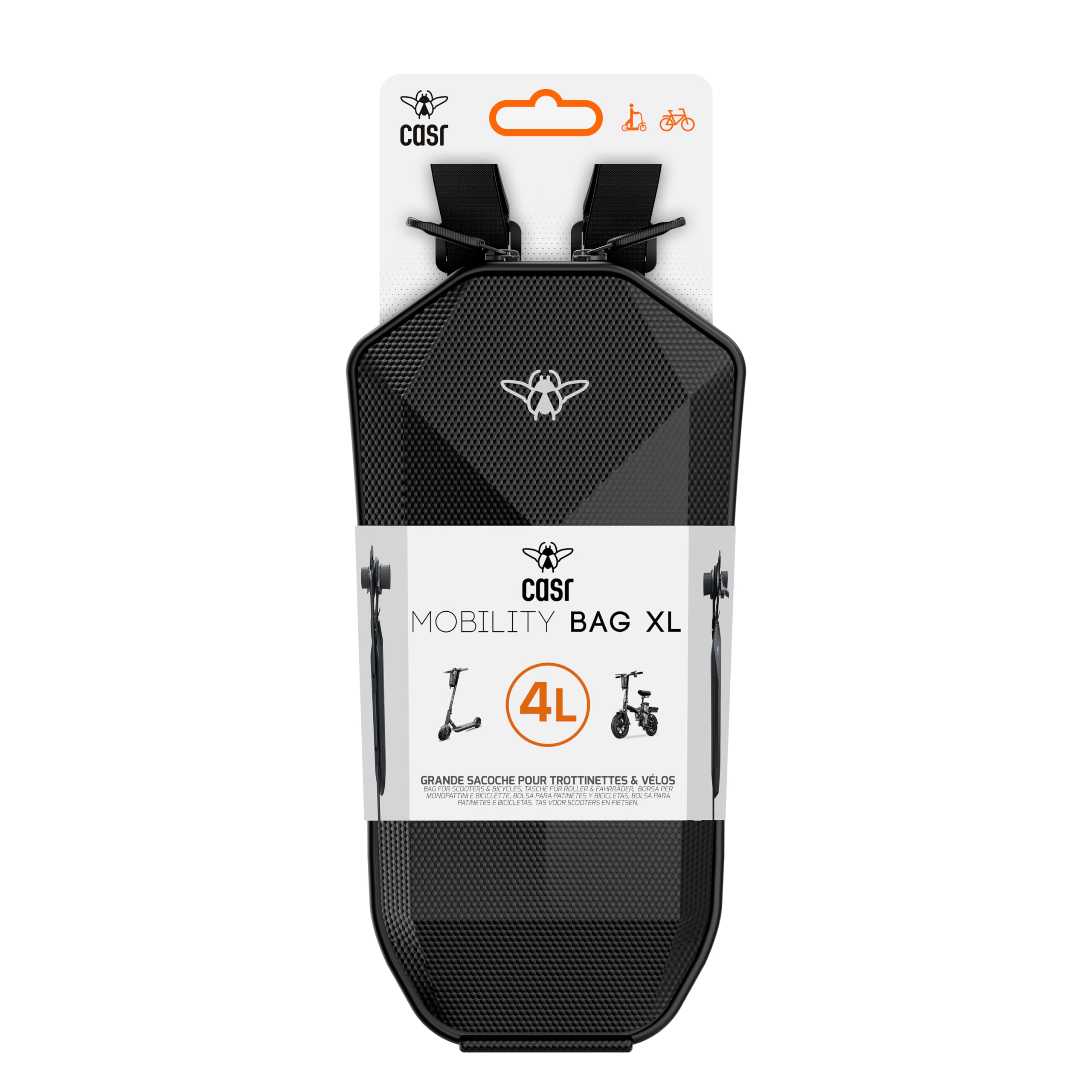 CASR Équipements Bag 4L sacoche vélo noire étanche