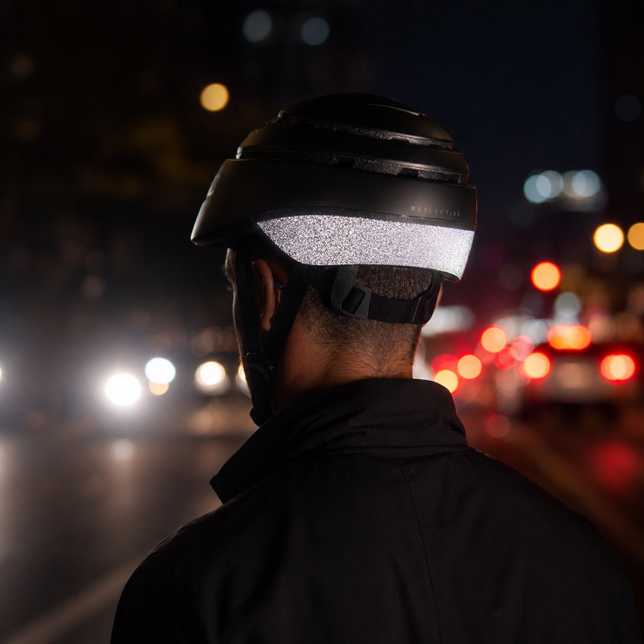 Closca Helmet Loop Black Reflective Coal casque vélo noir M