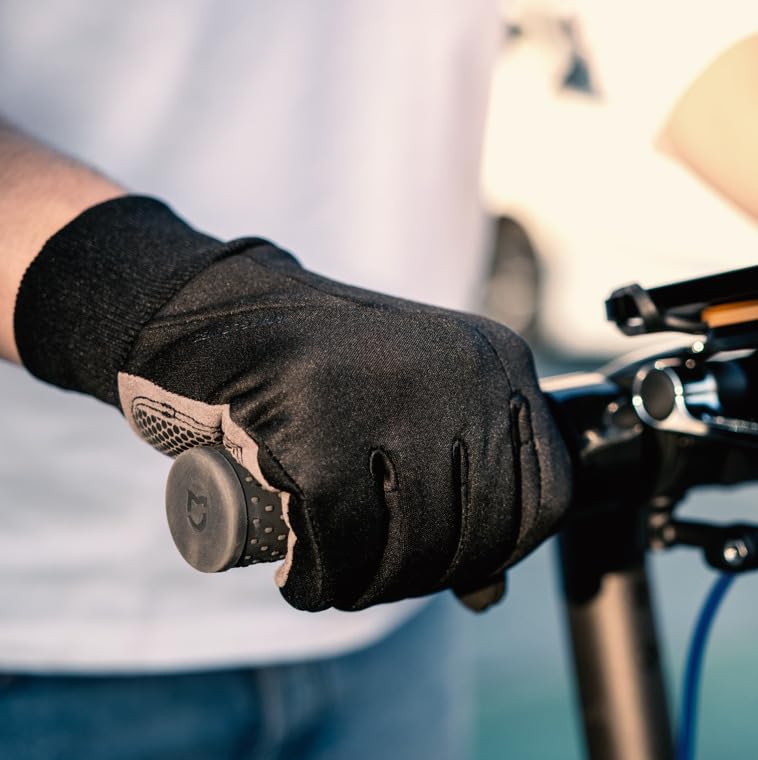 CASR Équipements gants vélo noirs tactiles M antichute