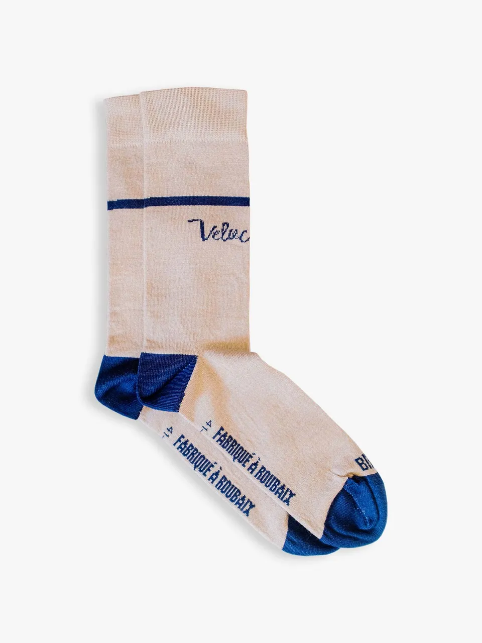 Atelier Velocidade chaussettes mérinos 2.0 beige 41-45