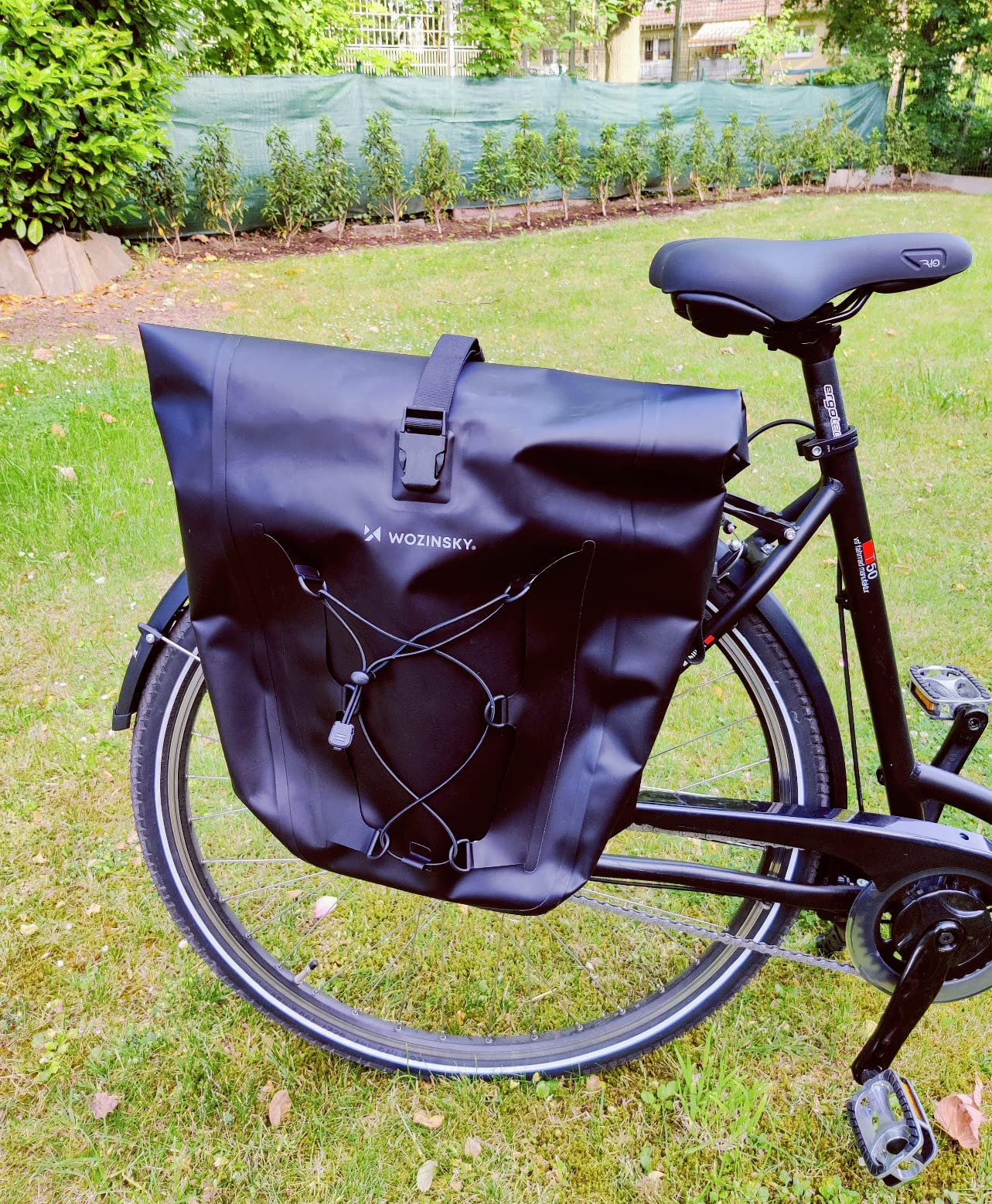 Wozinsky Sacoche Vélo Étanche 25L Noire