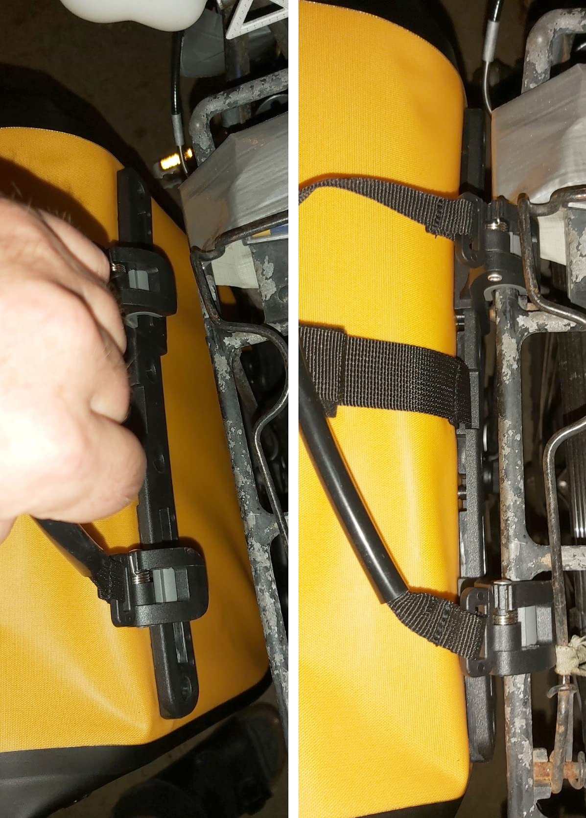 Wozinsky WBB24YE sac étanche porte-bagages 25L jaune
